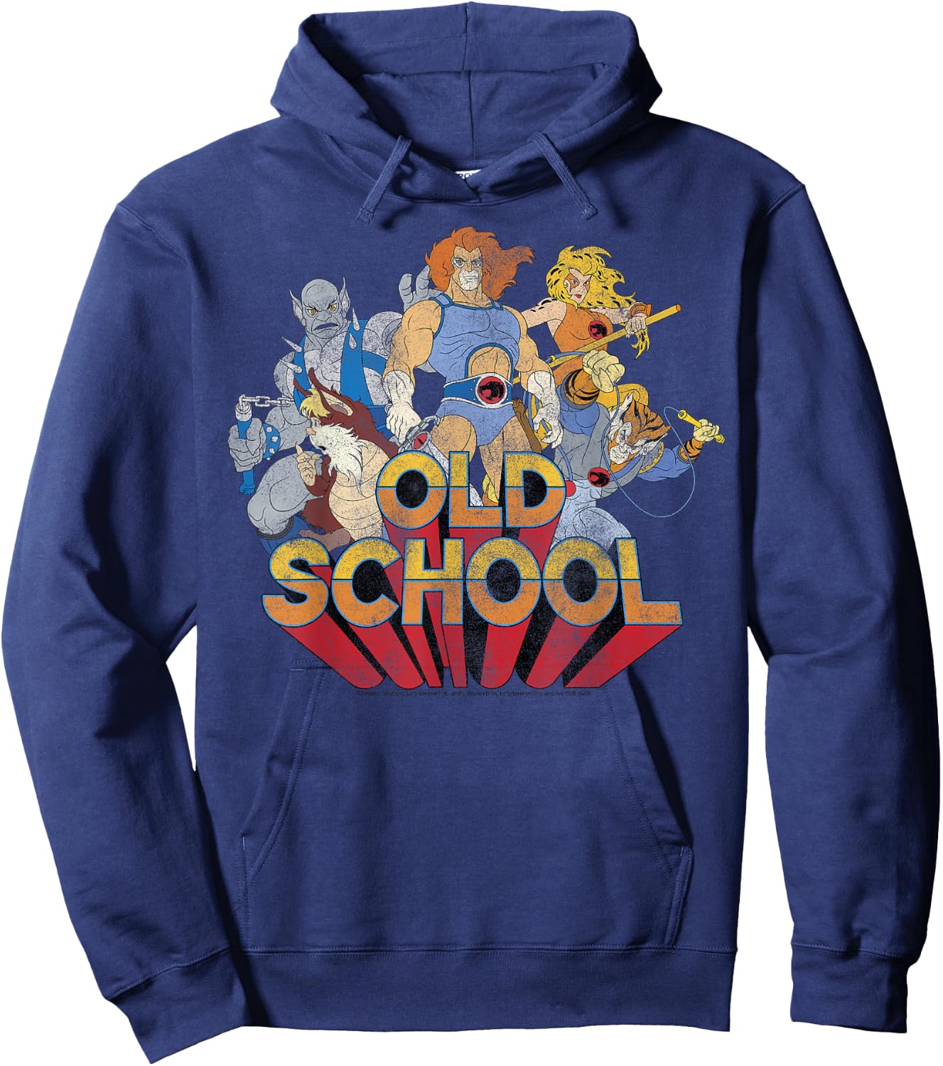 Thundercats Old School Group Shot Hoodie - Hoodie | Navy