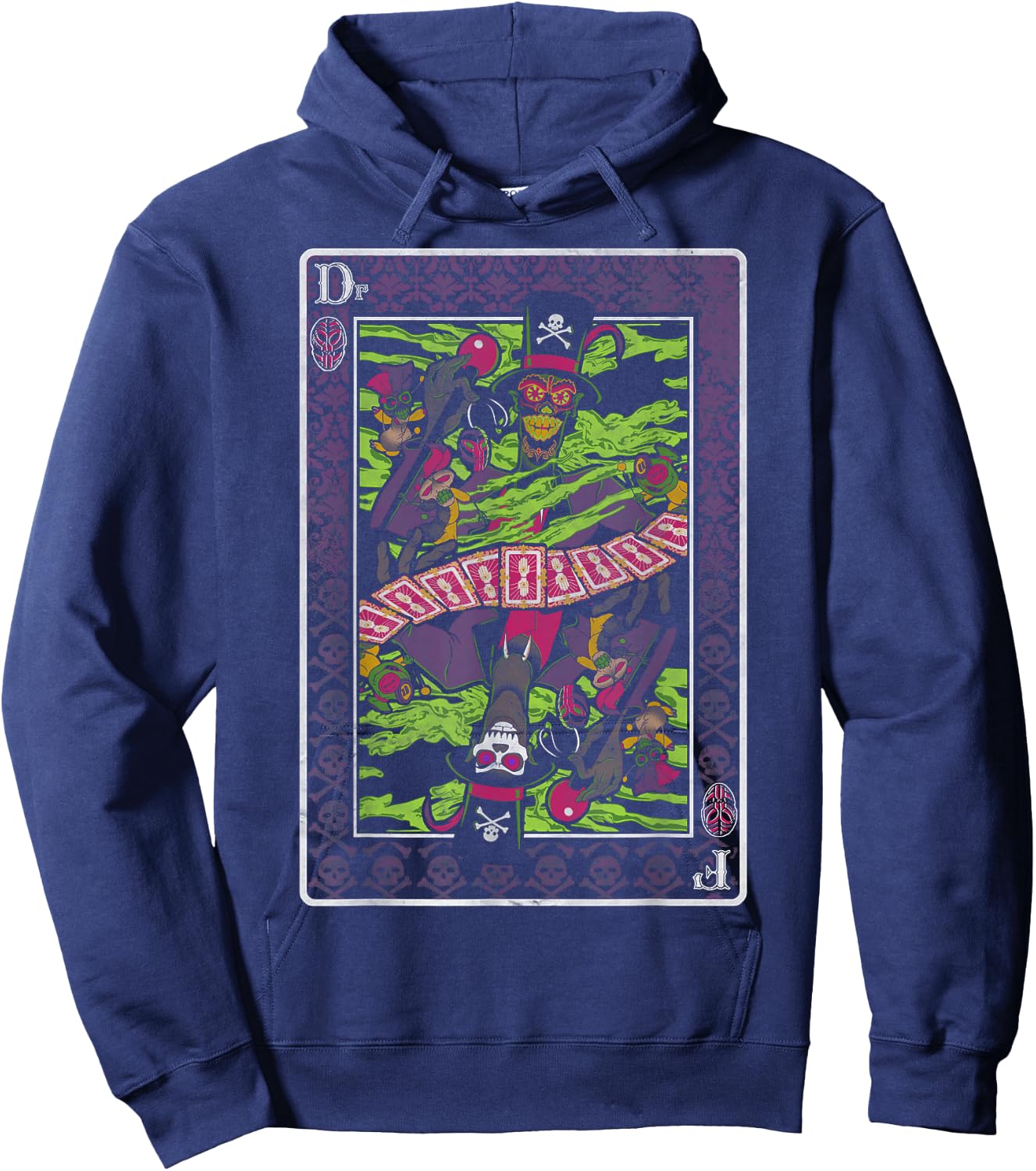 Disney Villains Dr. Facilier Playing Card Hoodie - Hoodie | Navy
