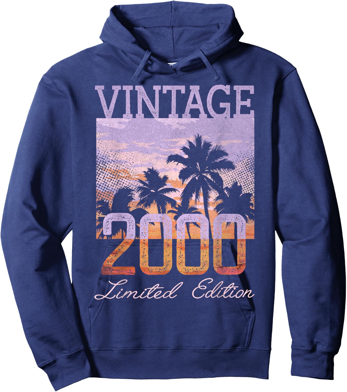 Vintage 2000 Limited Edition 25th Birthday 25 Year Old Gifts Hoodie - Hoodie | Navy