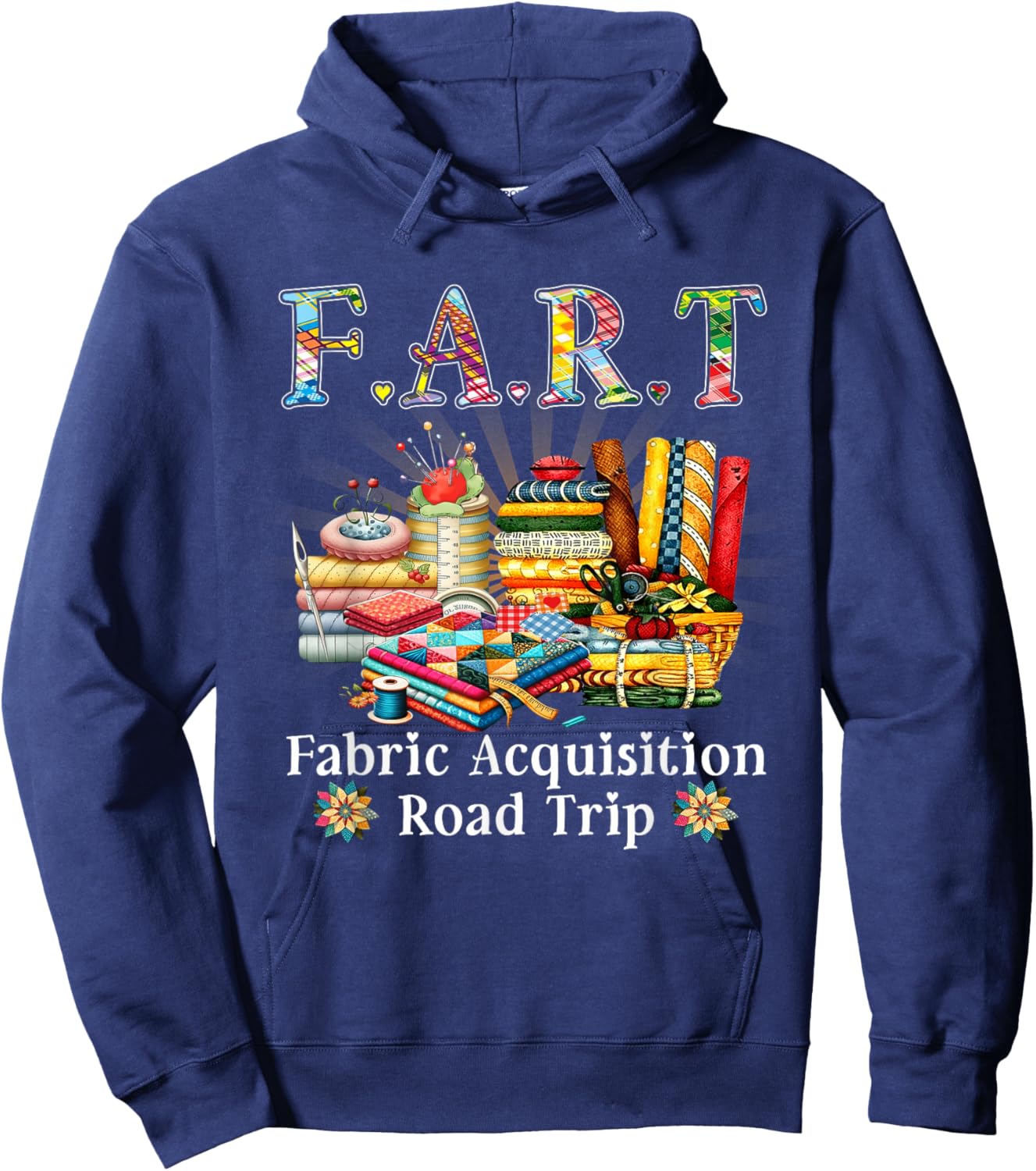 F A R T Fabric Acquisition Road Trip Hoodie - Hoodie | Navy
