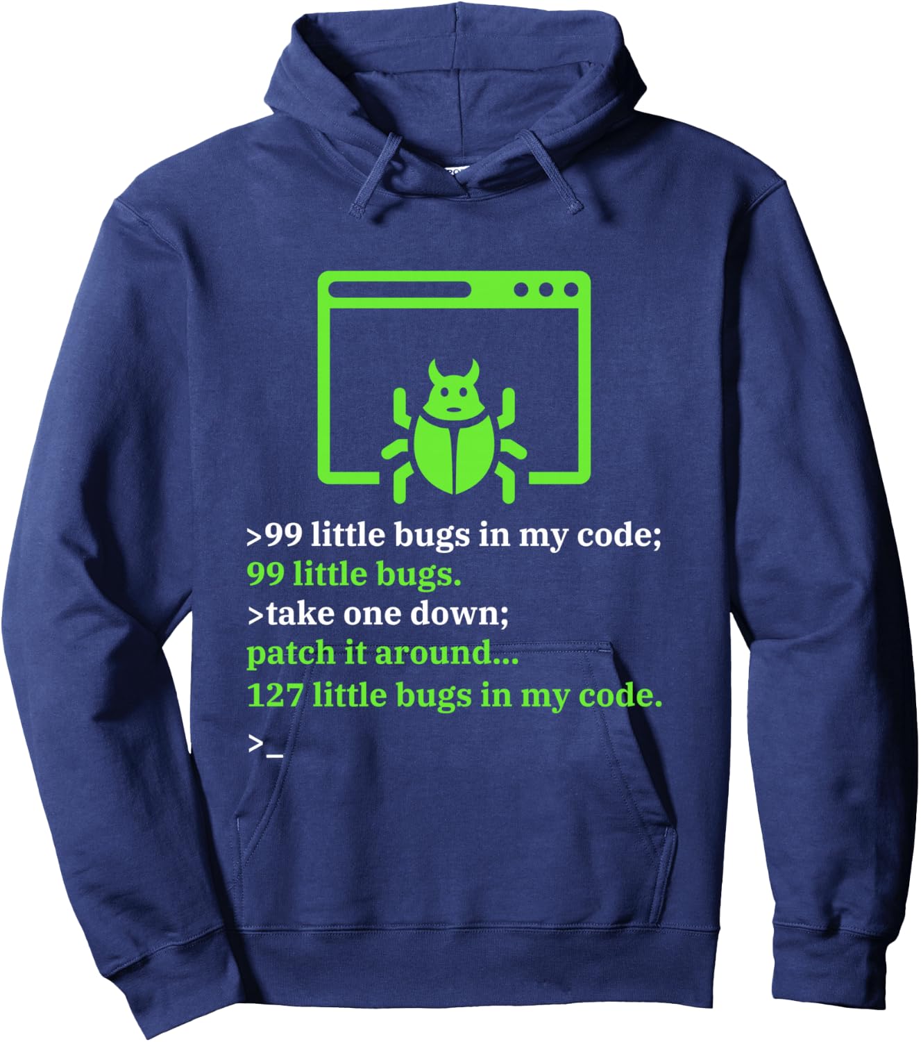 Debugger Debugging - Computer Science Programmer & Coding Hoodie - Hoodie | Navy