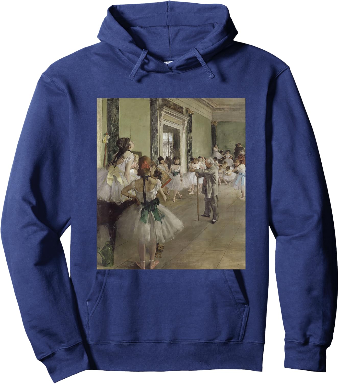 Edgar Degas The Dance Class (La Classe de Danse) Ballet Art Hoodie - Hoodie | Navy