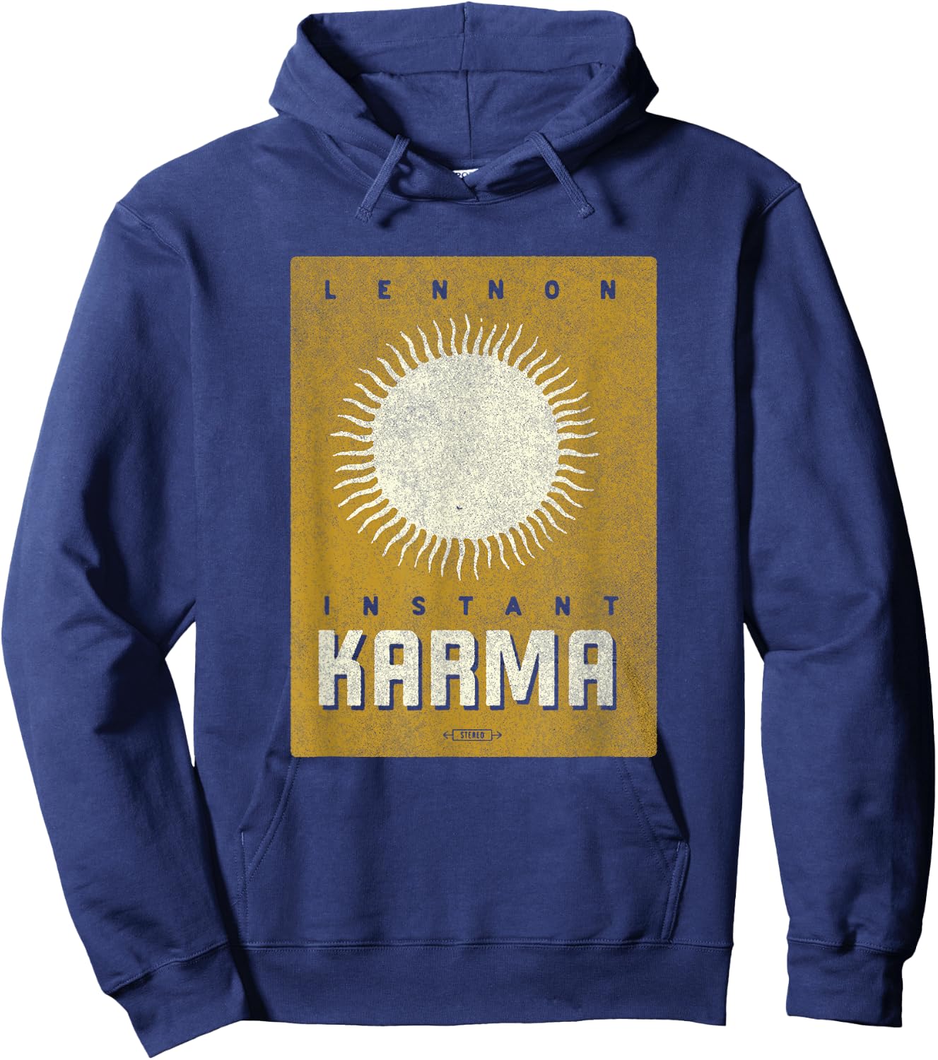 John Lennon - Instant Karma Sun Hoodie - Hoodie | Navy