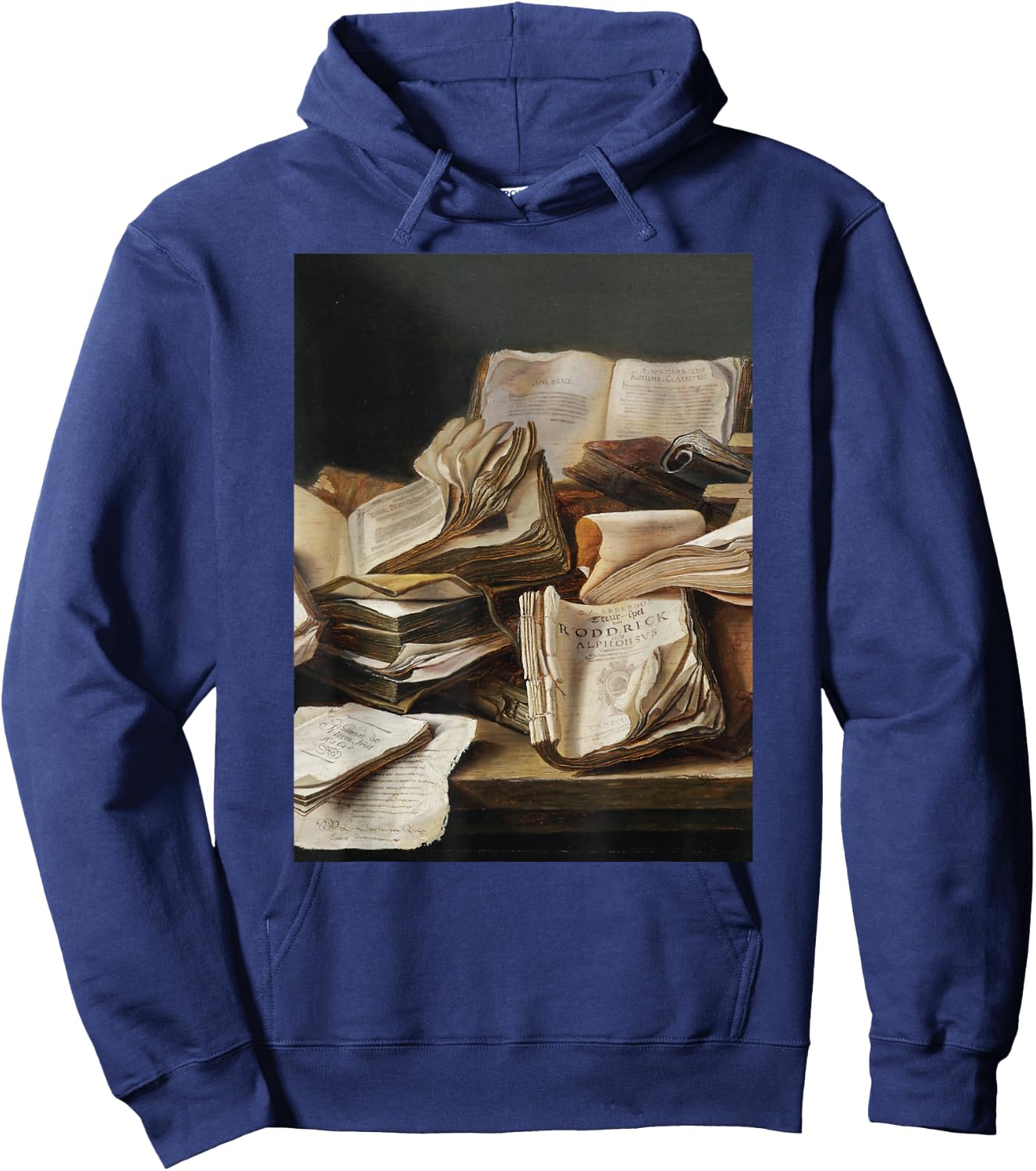 Dark Academia Aesthetic Styles Book Lover Art Hoodie - Hoodie | Navy