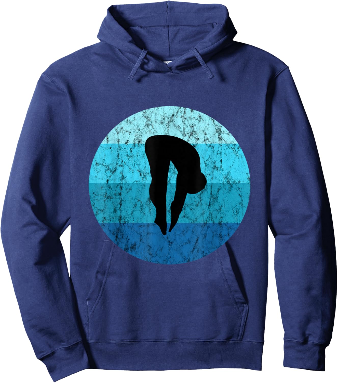 Springboard Diving Cliff Diver Platform Dive Water Diving Hoodie - Hoodie | Navy
