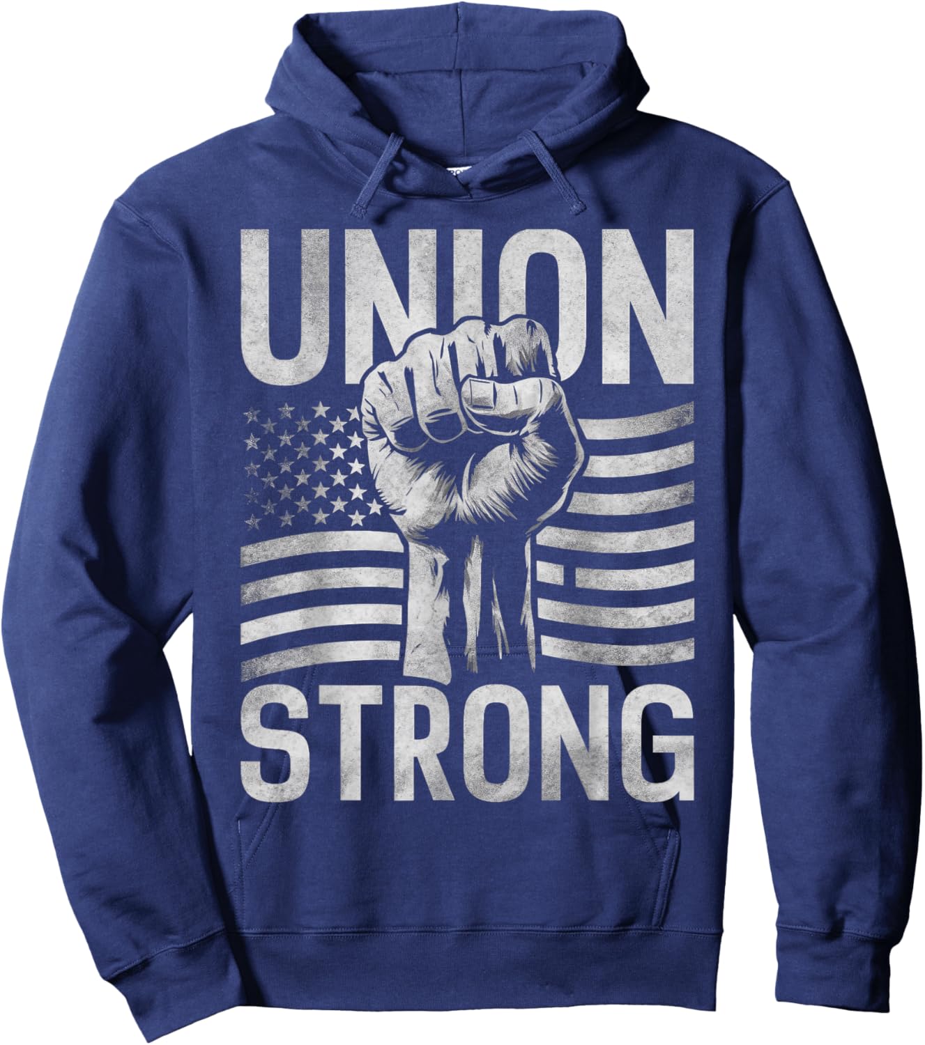Union Strong For professional workers Labor Day Hoodie - Hoodie | Navy