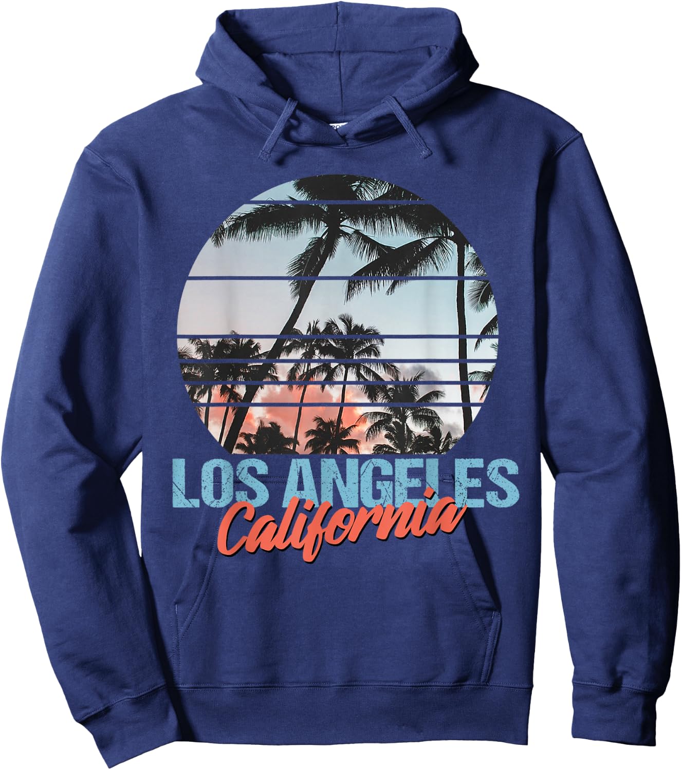 Los Angeles California Pride Vacation Travel Tourist Gift Hoodie - Hoodie | Navy