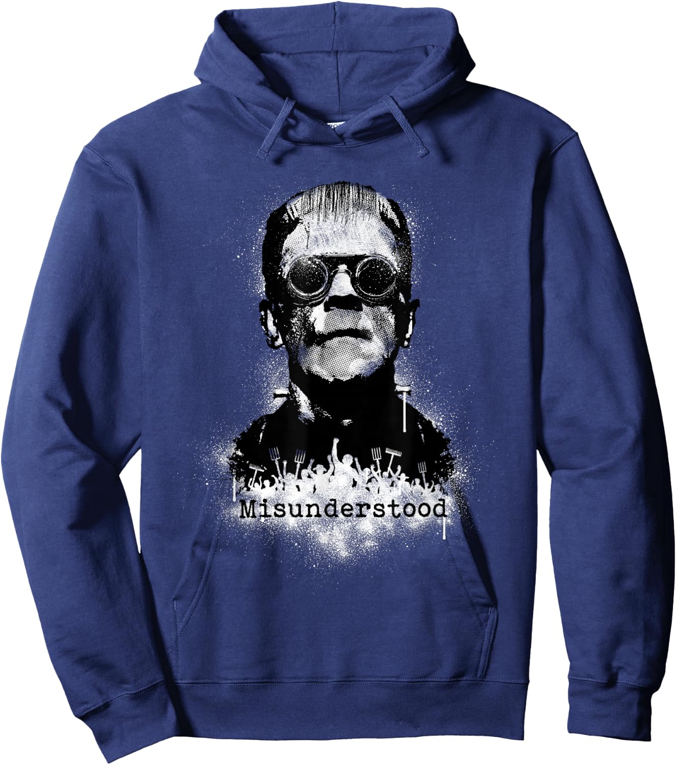 Frankenstein Monster with a Steampunk Twist Hoodie - Hoodie | Navy