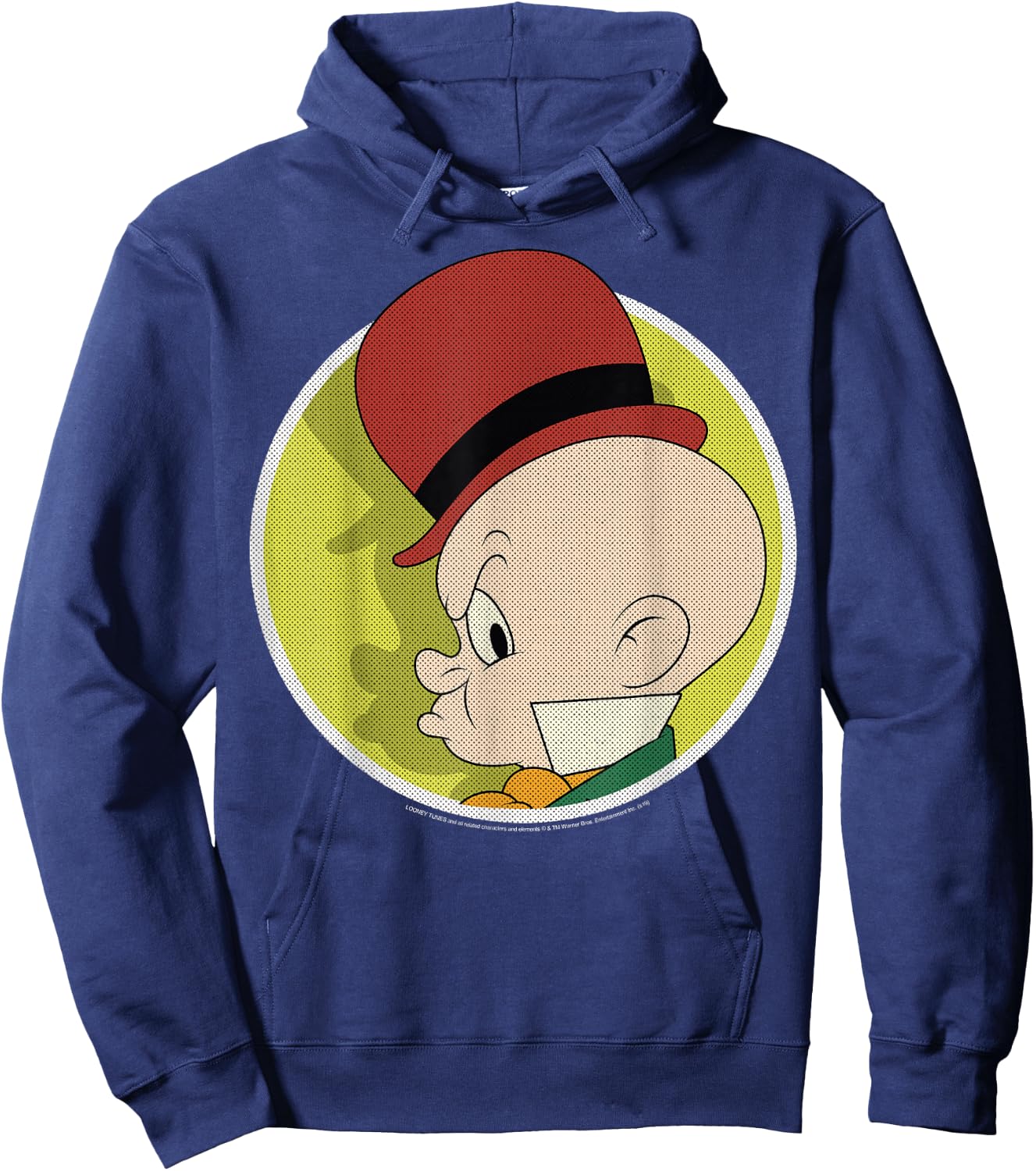 Looney Tunes Elmer Fudd Profile Portrait Hoodie - Hoodie | Navy