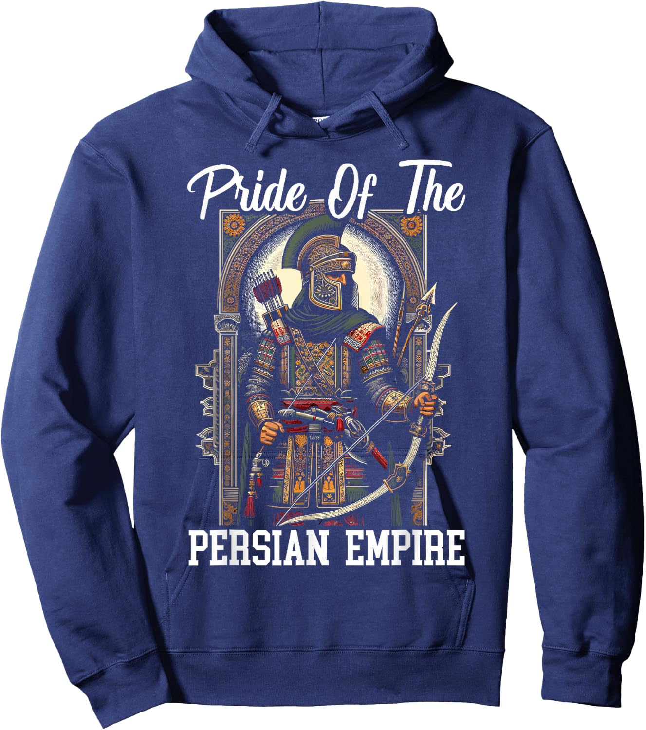 Persian Immortal Achaemenid Empire Persian Warrior Hoodie - Hoodie | Navy