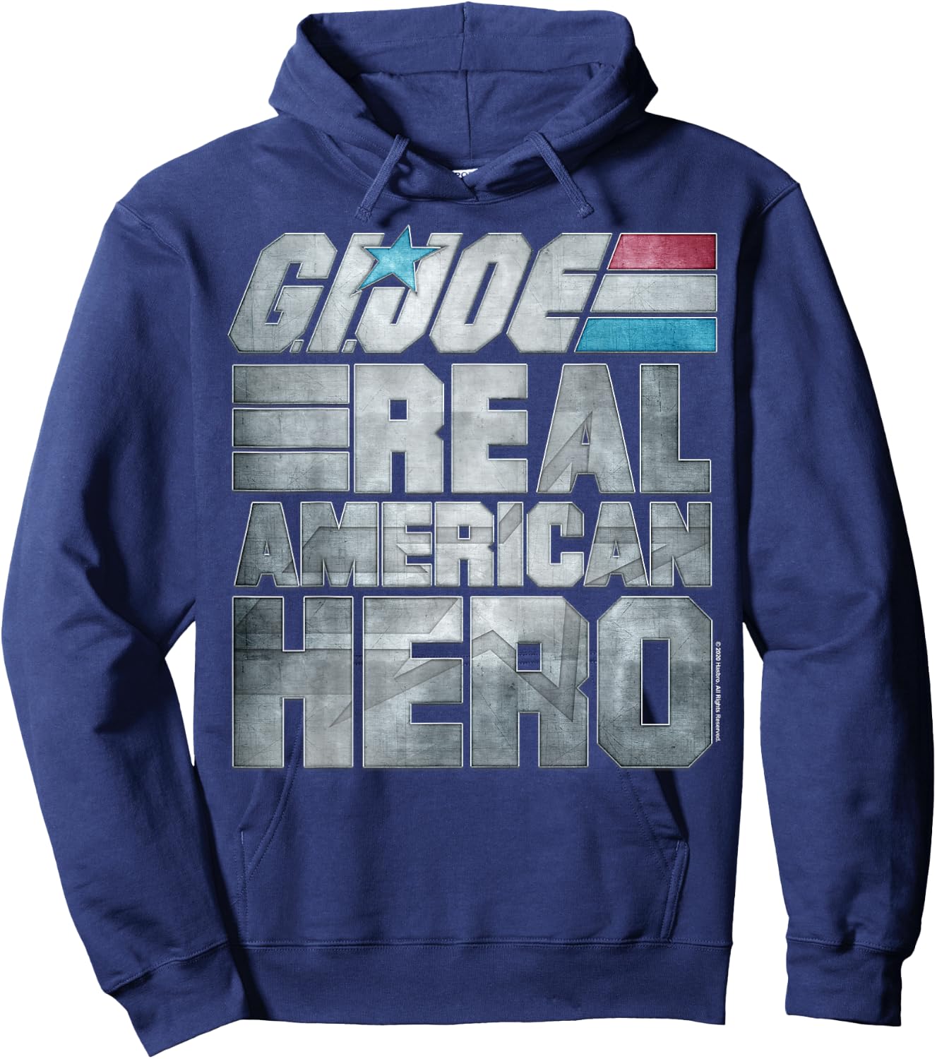G.I. Joe Real American Hero Metallic Block Logo Hoodie - Hoodie | Navy