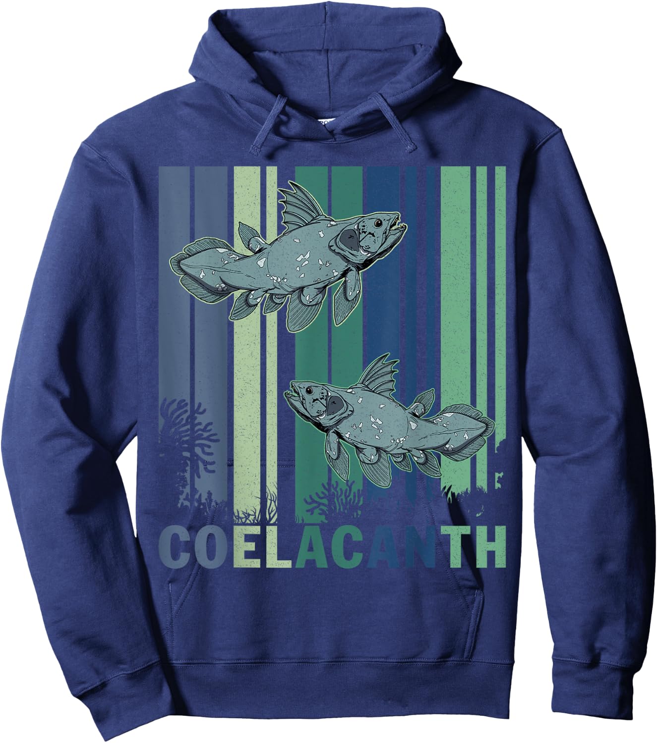 Coelacanth Fish Paleontologist Scientist Animal Care Hoodie - Hoodie | Navy