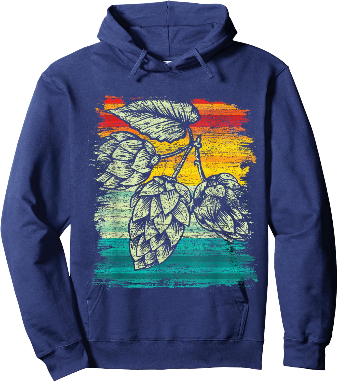 Retro Craft Beer Hoodie - Hoodie | Navy