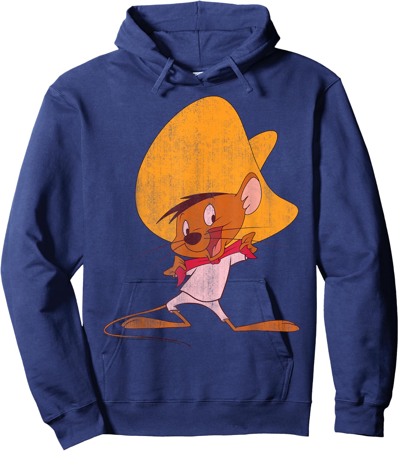 Looney Tunes Speedy Gonzales Red Hue Portrait Hoodie - Hoodie | Navy