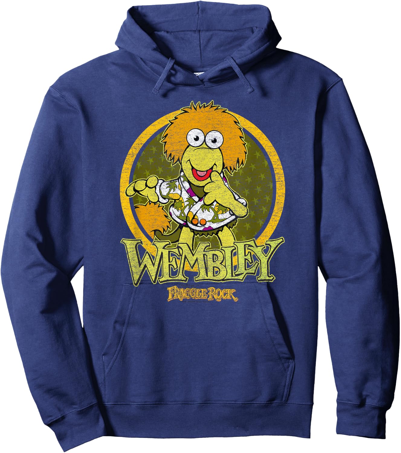Fraggle Rock Wembley Circle Hoodie - Hoodie | Navy