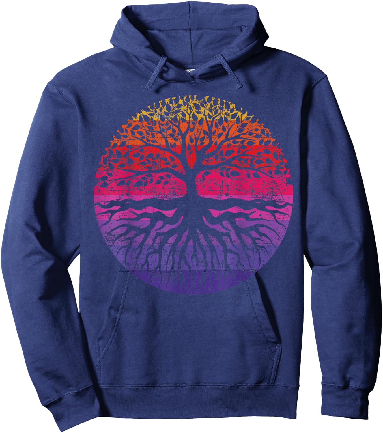 Tree Outdoor Leaves Wildlife Forest Nature Hoodie - Hoodie | Navy