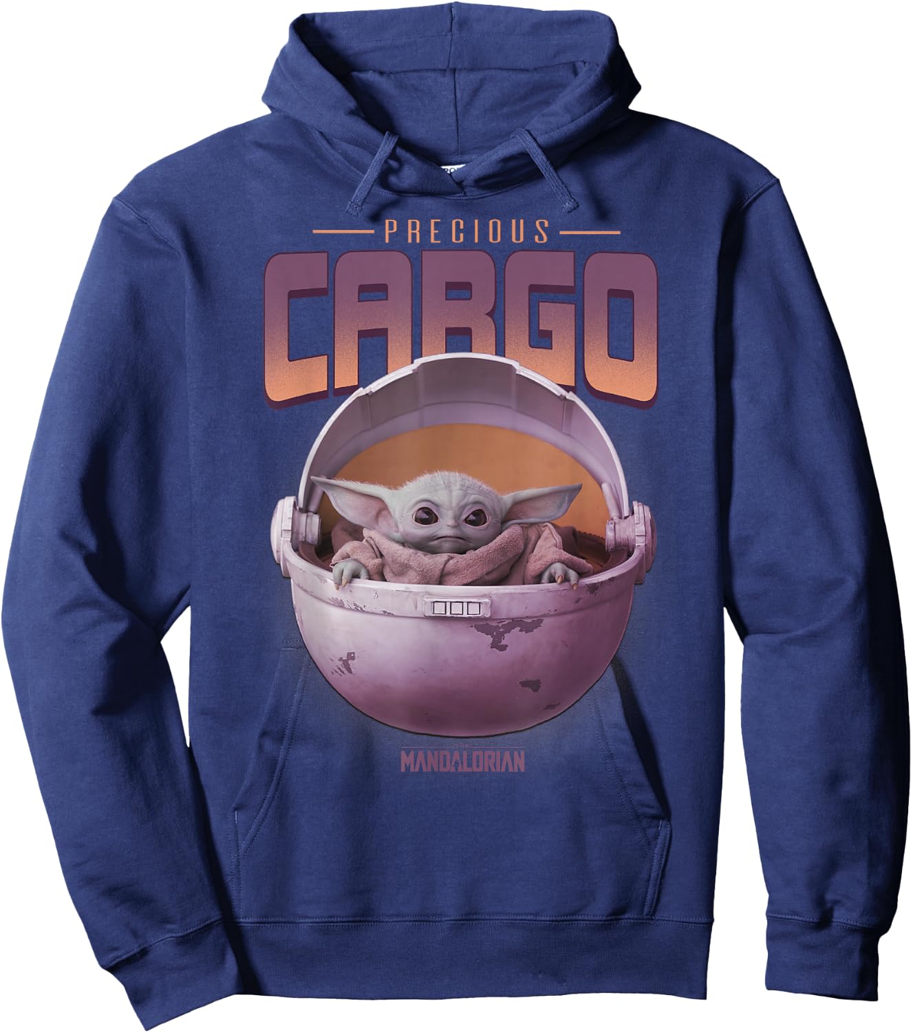 Star Wars The Mandalorian The Child Precious Cargo Purple Hoodie - Hoodie | Navy