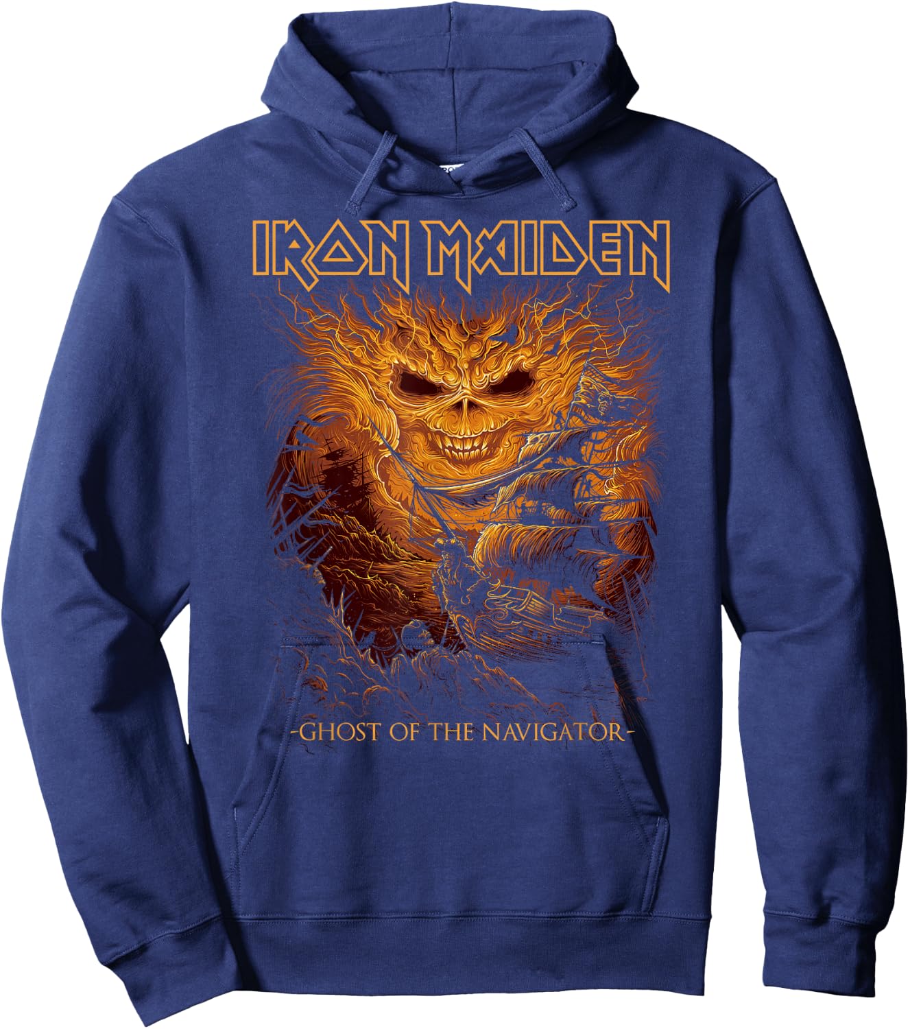 Iron Maiden - Ghost of the Navigator Hoodie - Hoodie | Navy