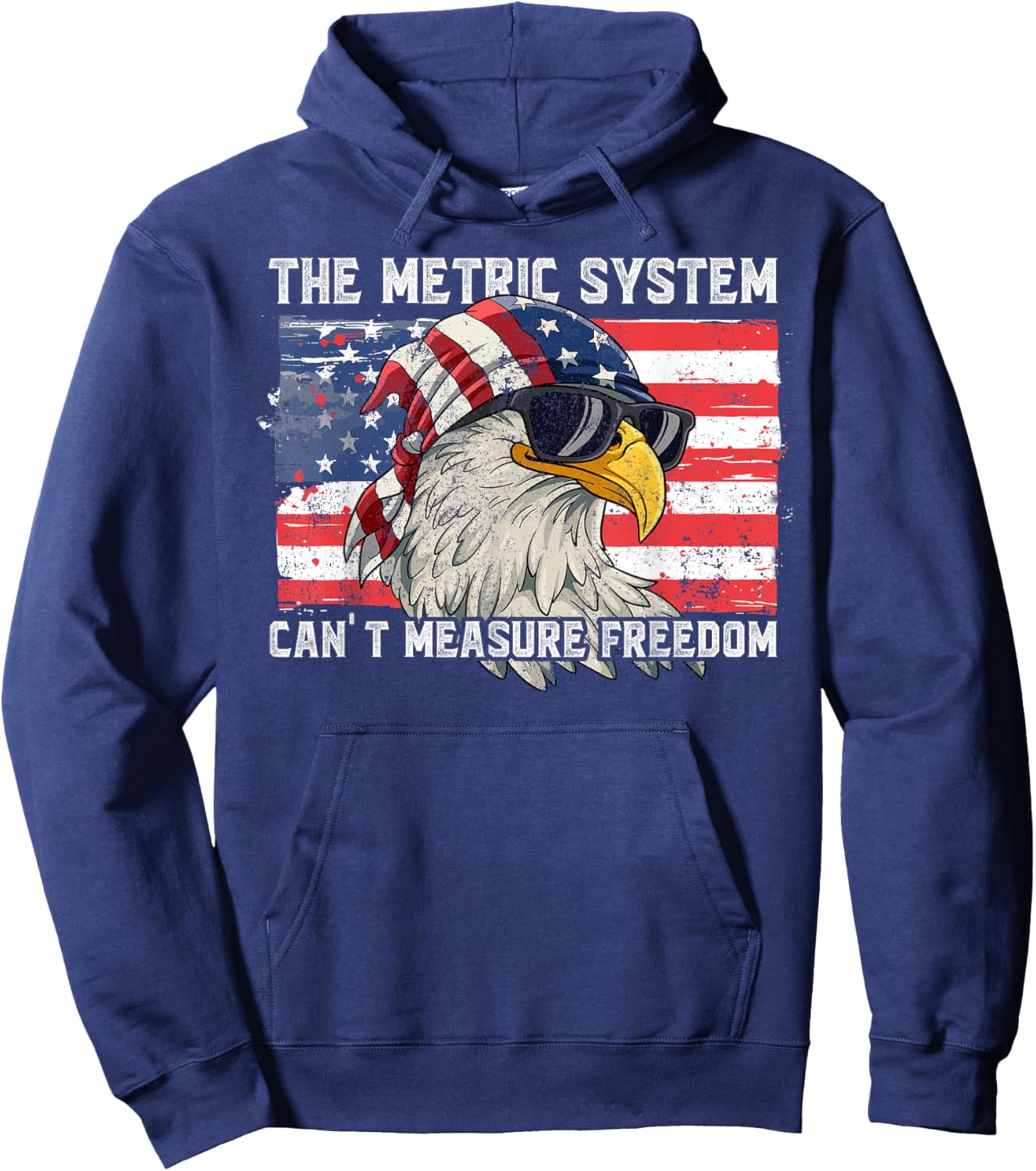 The Metric System Can't Measure Freedom Hoodie - Hoodie | Navy
