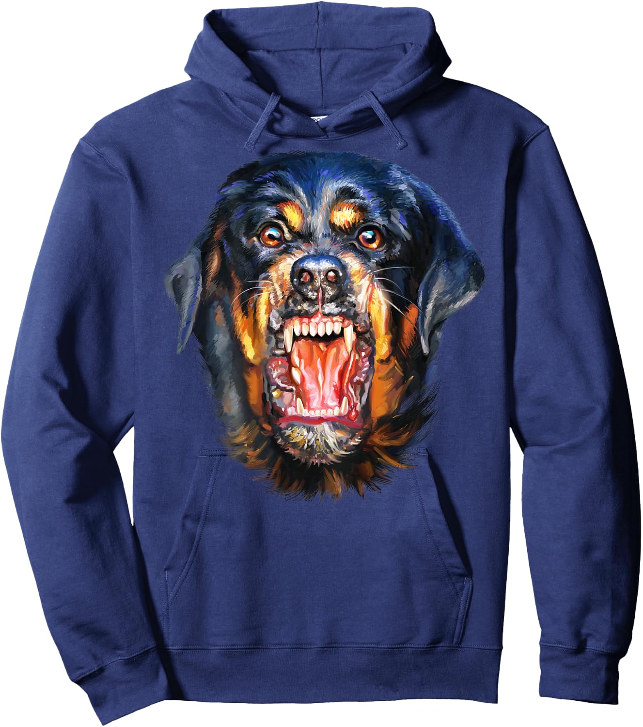 Ferocious Rottweiler Dog Hoodie - Hoodie | Navy