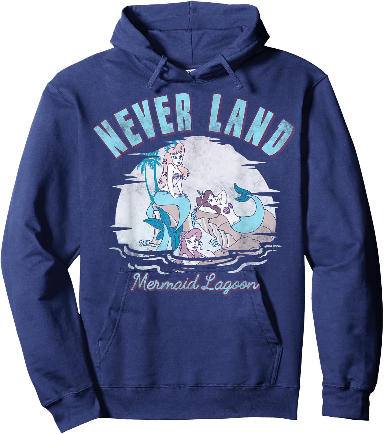 Disney Peter Pan Never Land Mermaid Lagoon Hoodie - Hoodie | Navy