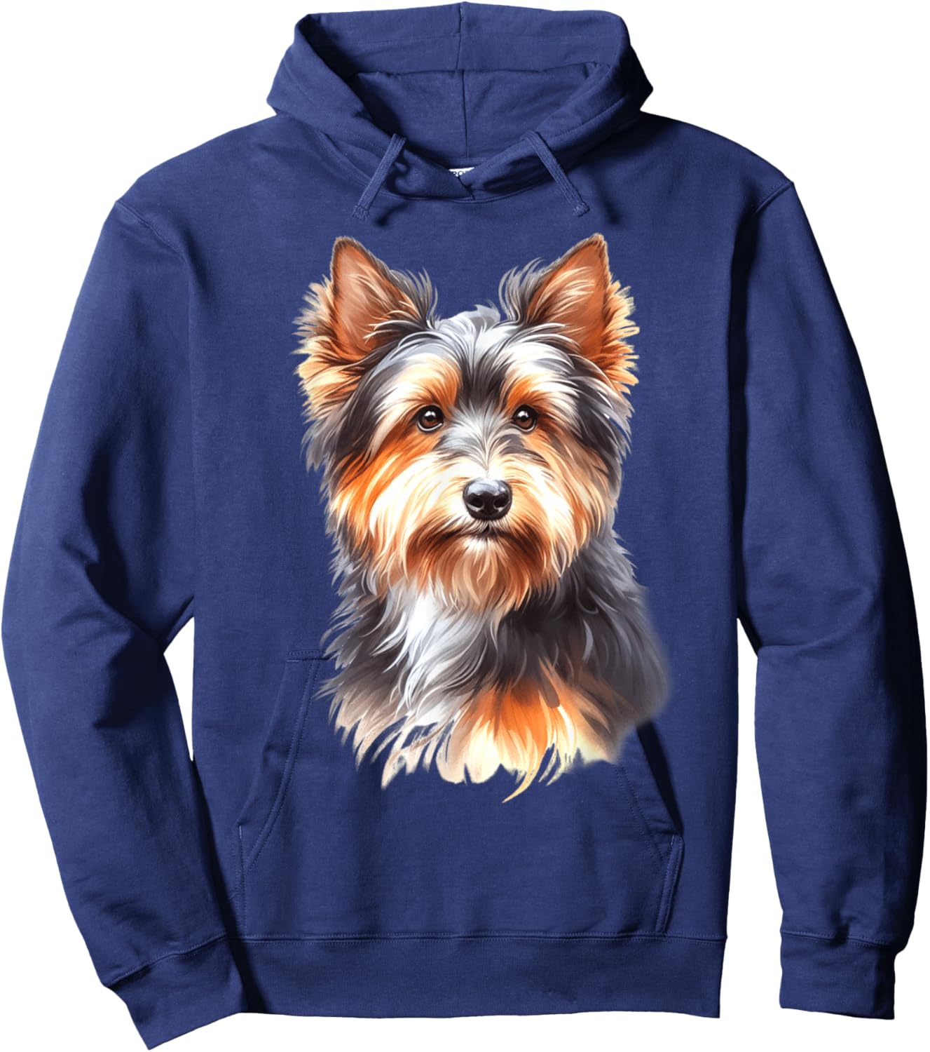 Australian Terrier Dog Portrait Hoodie - Hoodie | Navy
