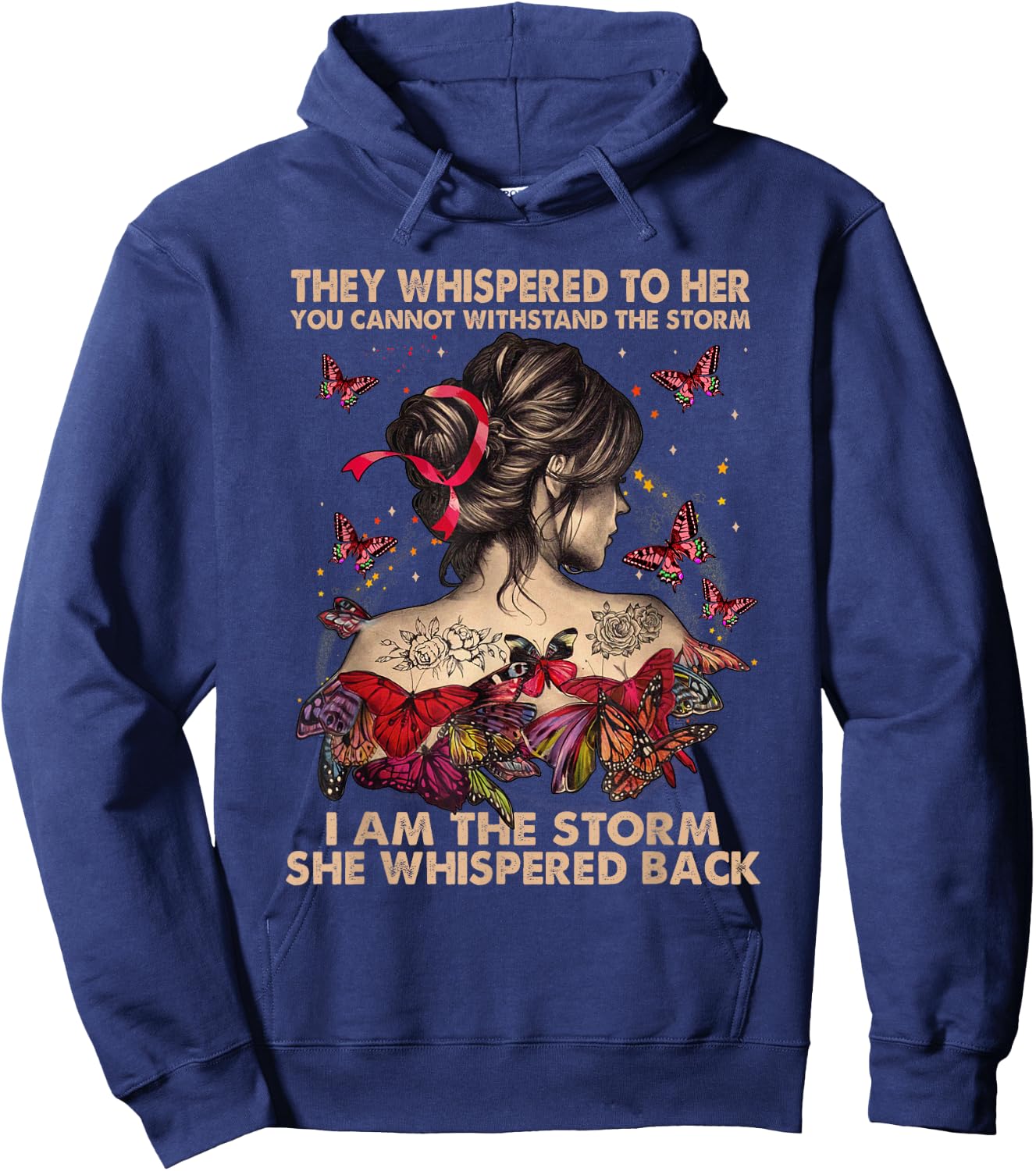 Hippie I Am The Storm Hoodie - Hoodie | Navy
