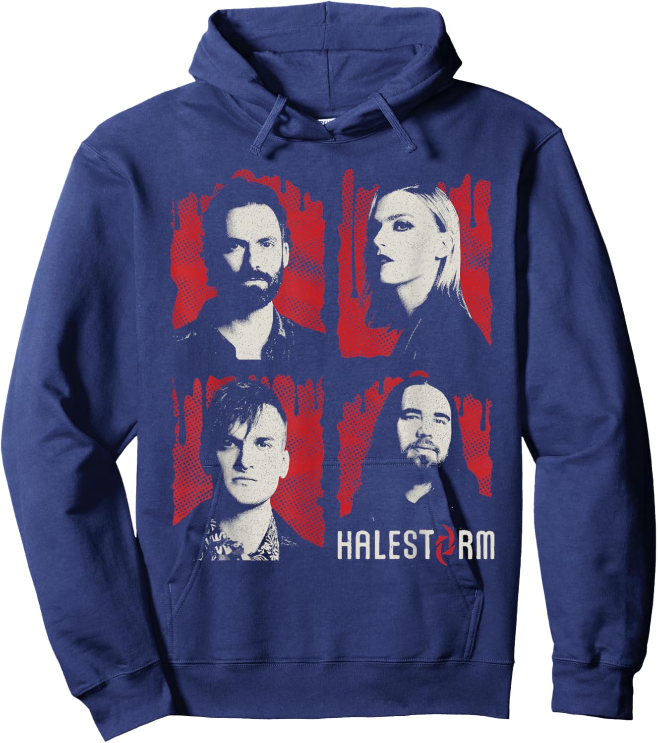 Halestorm - Drip Band Photo Hoodie - Hoodie | Navy