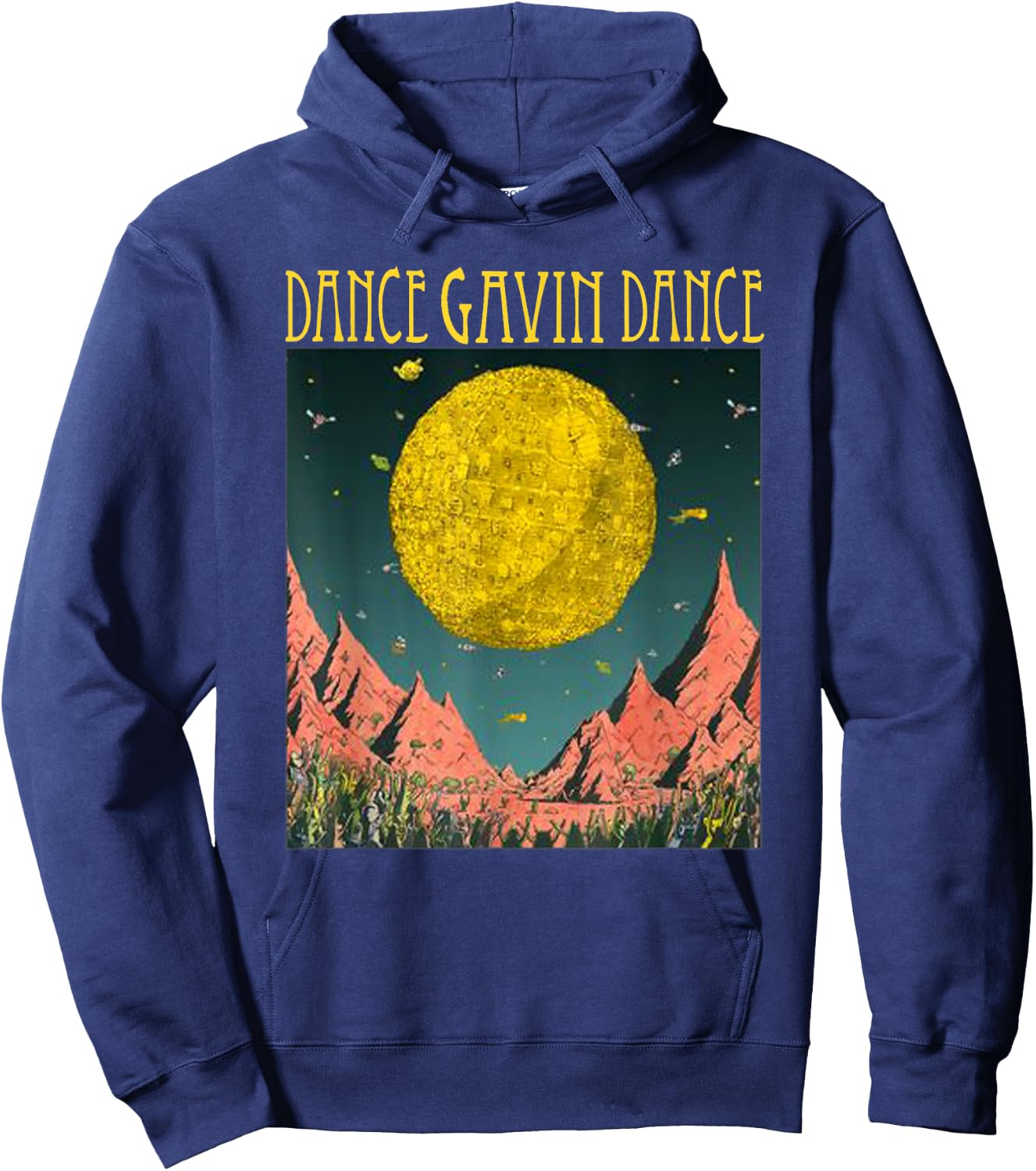 Dance Gavin Dance Mothership graphic - Dance Gavin Dance Hoodie - Hoodie | Navy