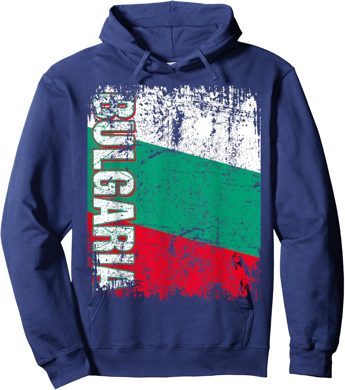 BULGARIA Flag Vintage Distressed BULGARIA Hoodie - Hoodie | Navy