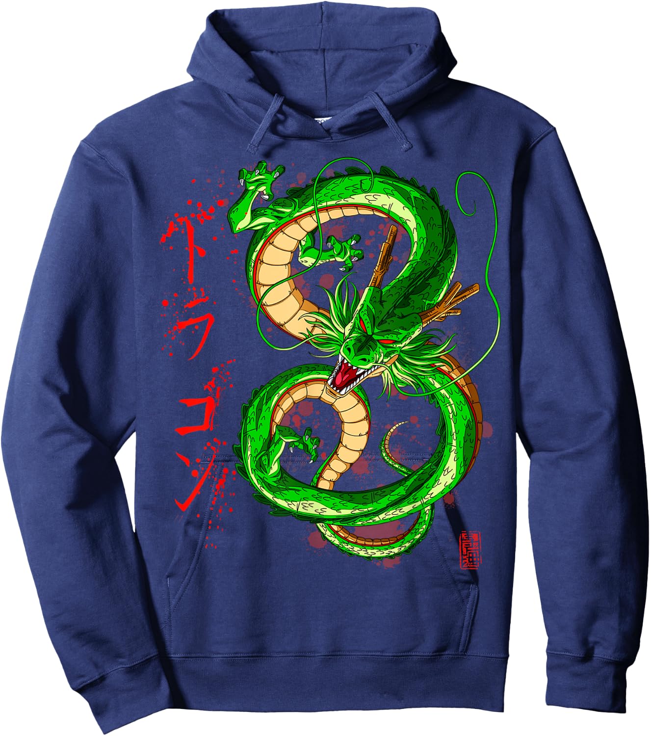 Chinese Japanese Culture Dragon Asian Mythology Animal Hoodie - Hoodie | Navy