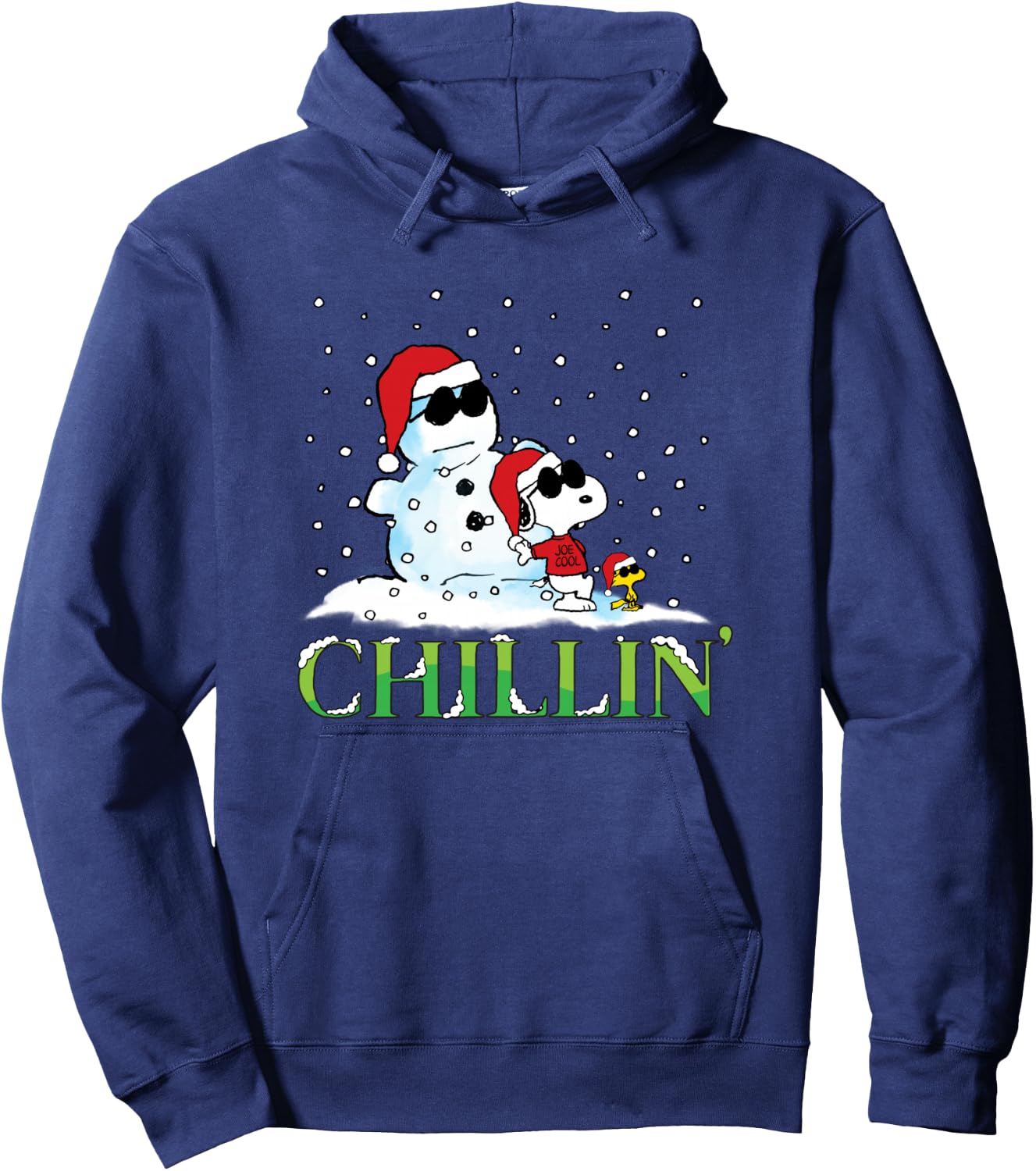 Peanuts Holiday Snoopy Chillin Hoodie - Hoodie | Navy