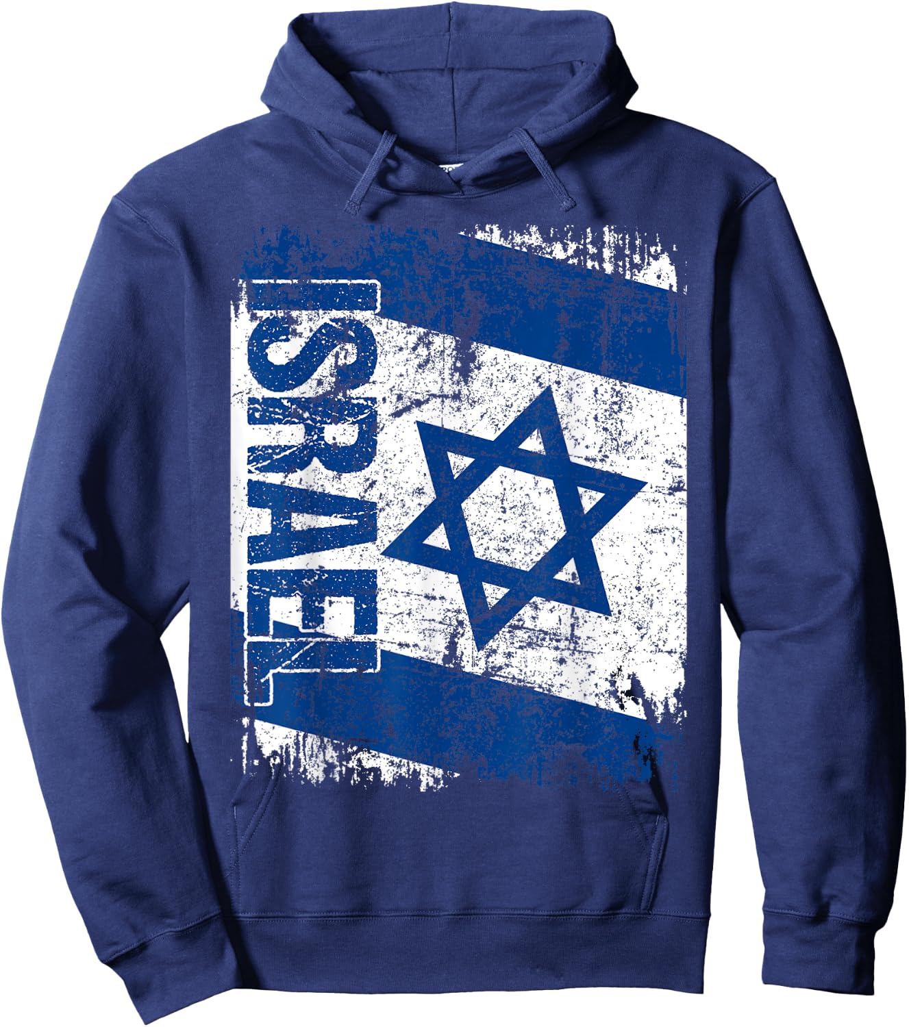 ISRAEL Flag Vintage Distressed ISRAEL Hoodie - Hoodie | Navy