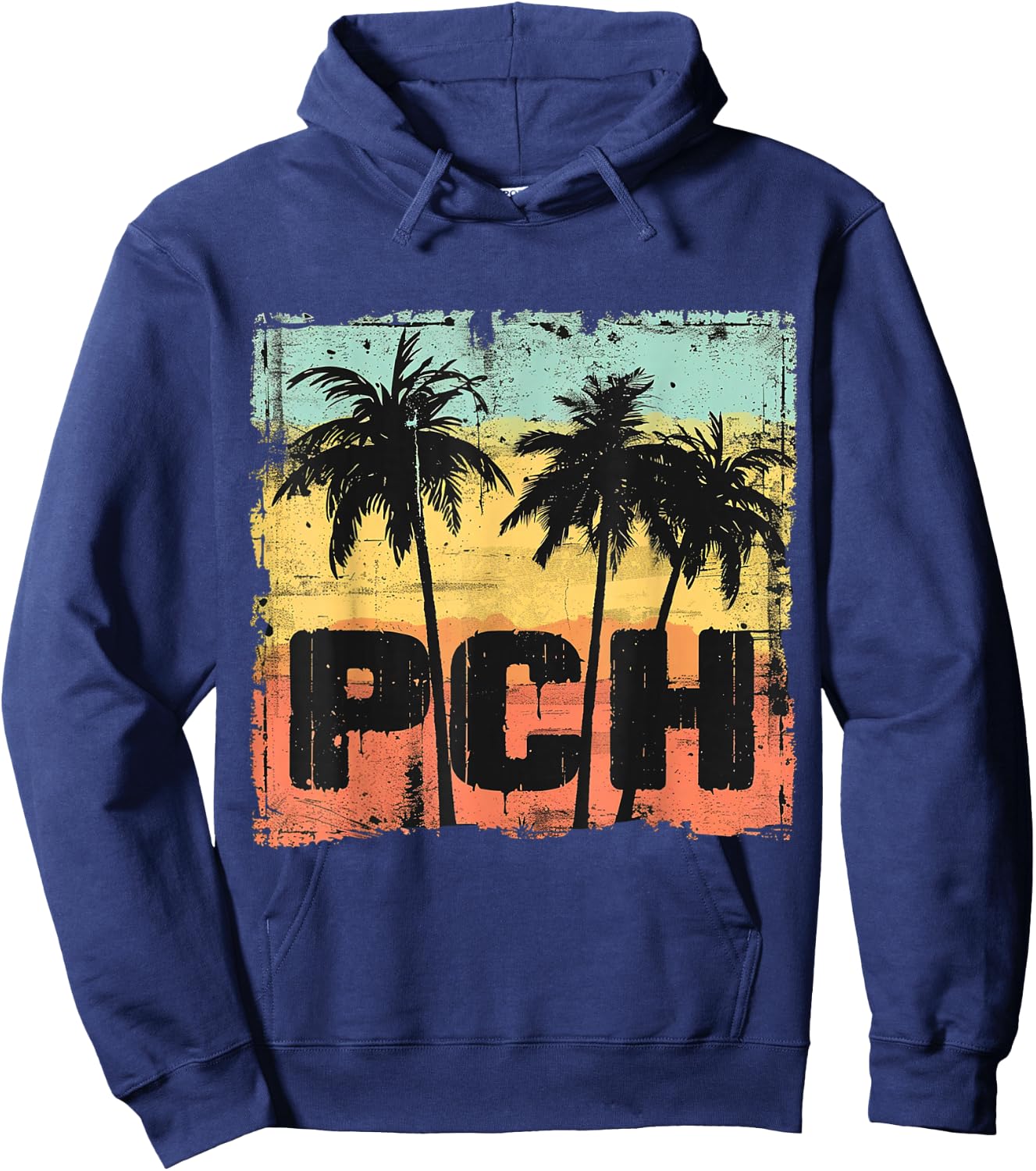 PCH - Pacific Coastal California Highway Hoodie - Hoodie | Navy