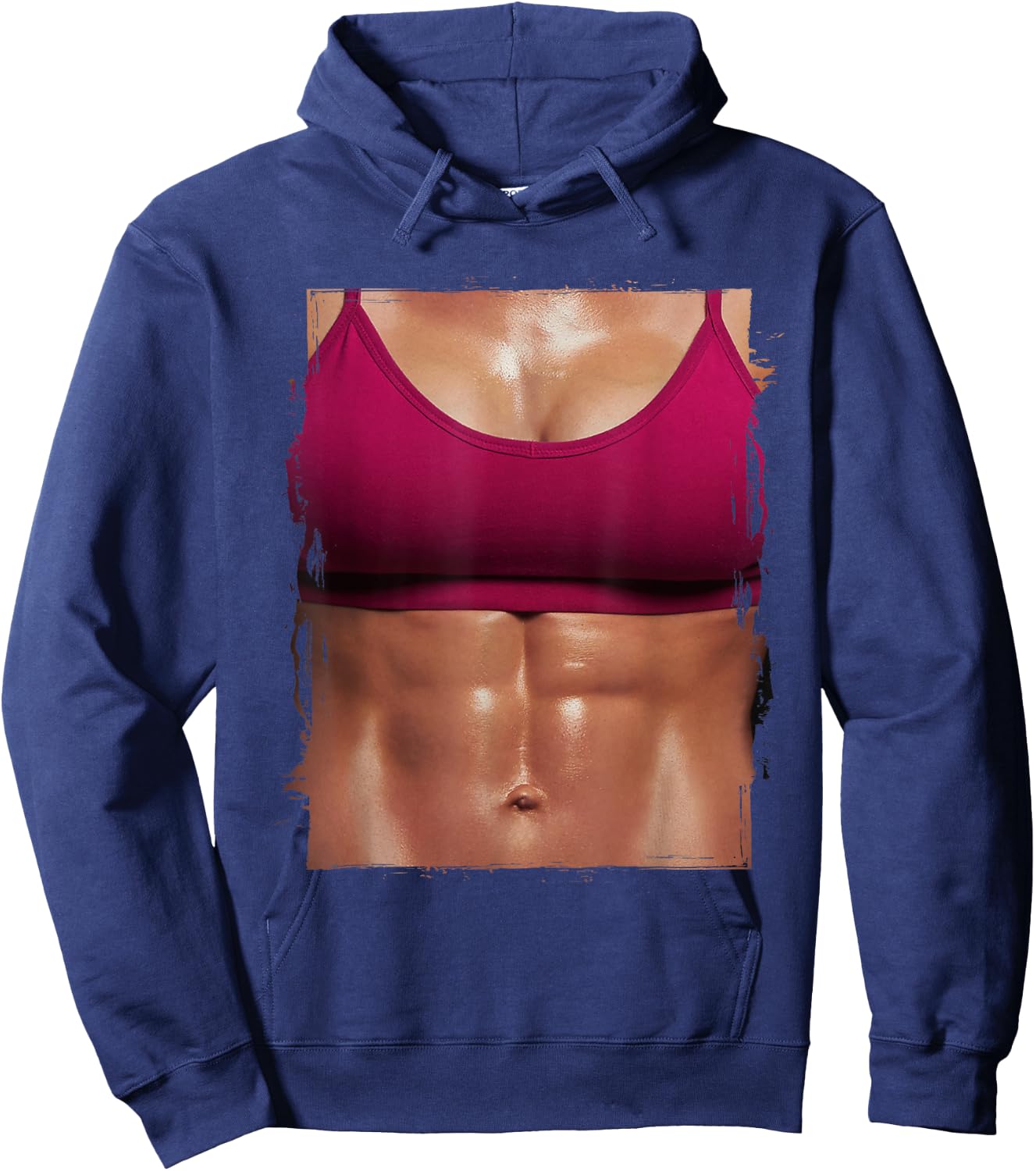 Fake Muscle I Woman Fitness Dream Woman Fitness Women Body Hoodie - Hoodie | Navy