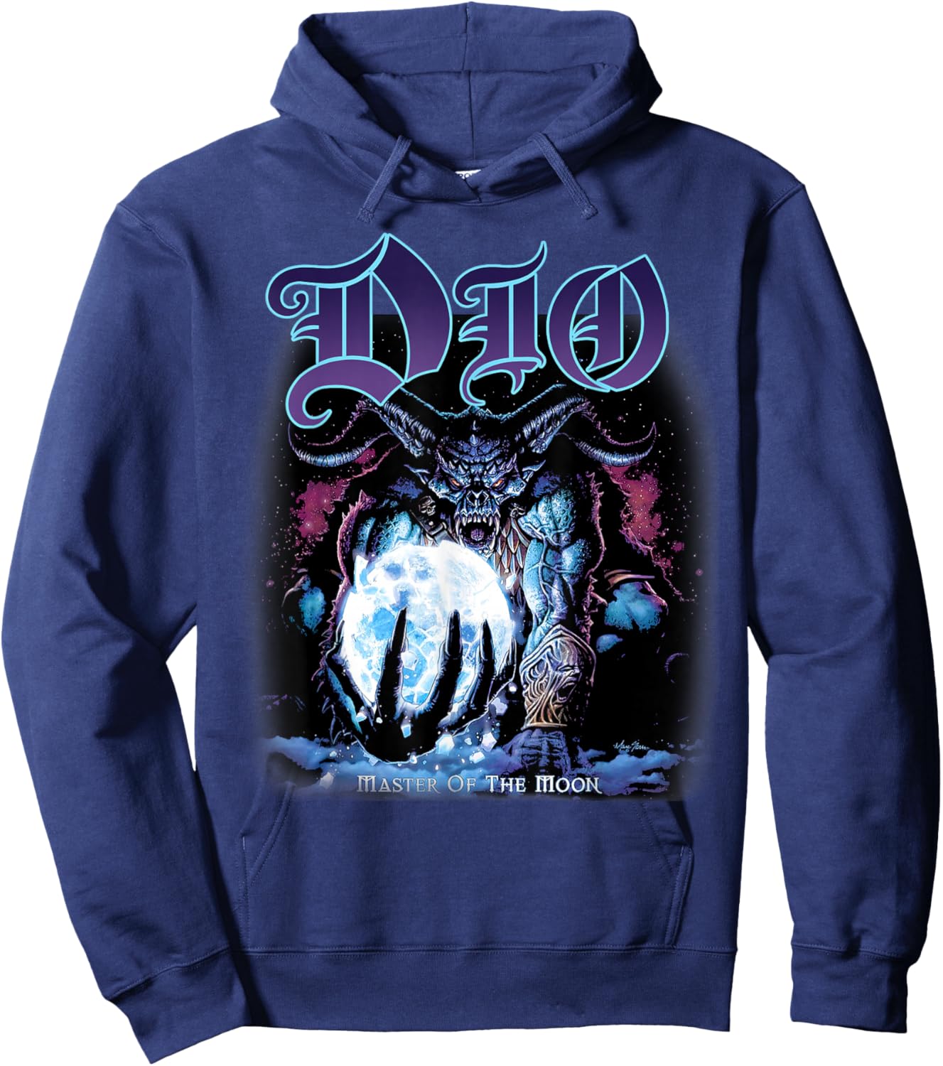 Dio – Master Of The Moon On Grey Hoodie - Hoodie | Navy