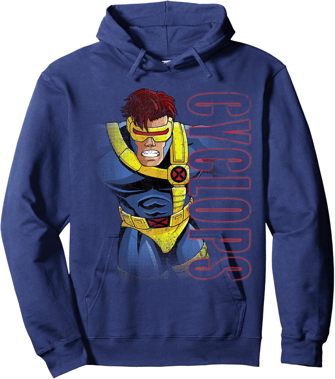 Marvel X-Men Cyclops 90s Hoodie - Hoodie | Navy
