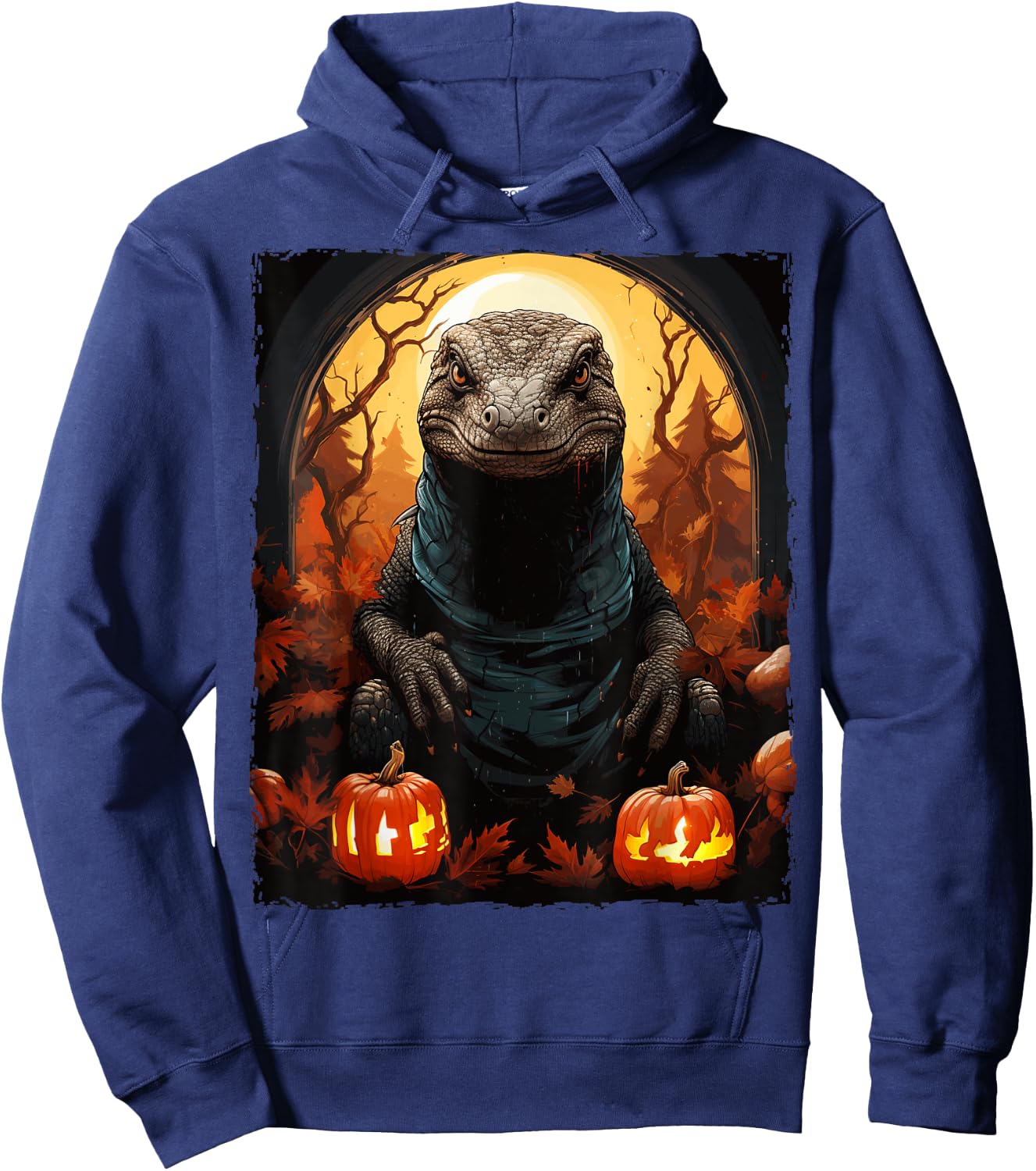 Komodo Dragon Halloween Hoodie - Hoodie | Navy