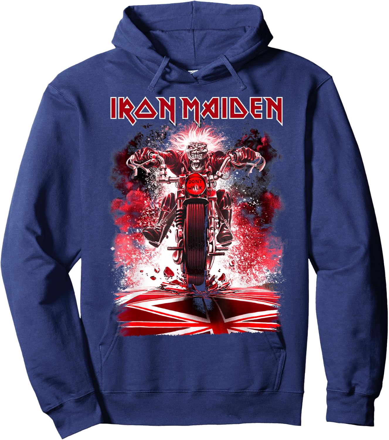 Iron Maiden - Eddie Bike Hoodie - Hoodie | Navy