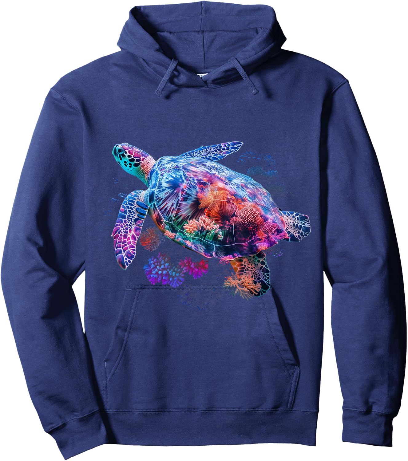 Sea Turtle Hawaiian Surfer Scuba Diving Scuba Diver Hoodie - Hoodie | Navy