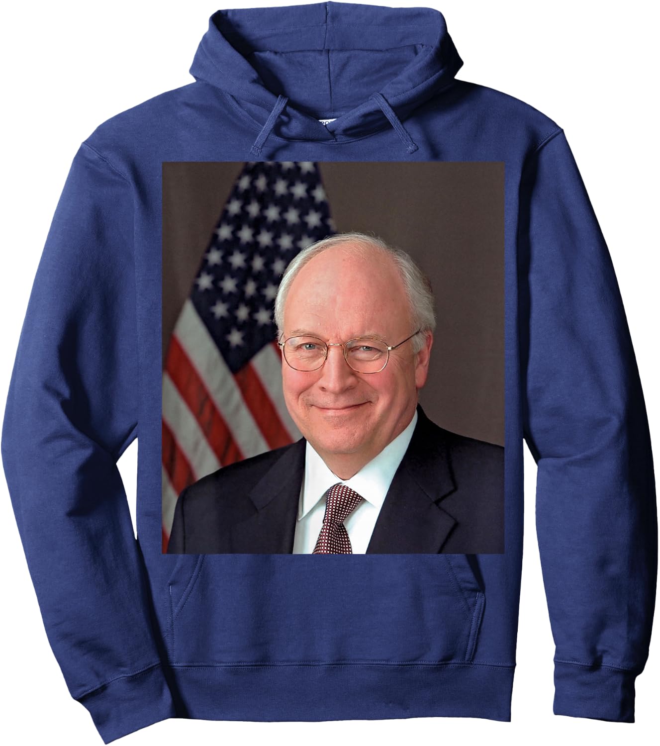 Dick Cheney American Flag Men Hoodie - Hoodie | Navy