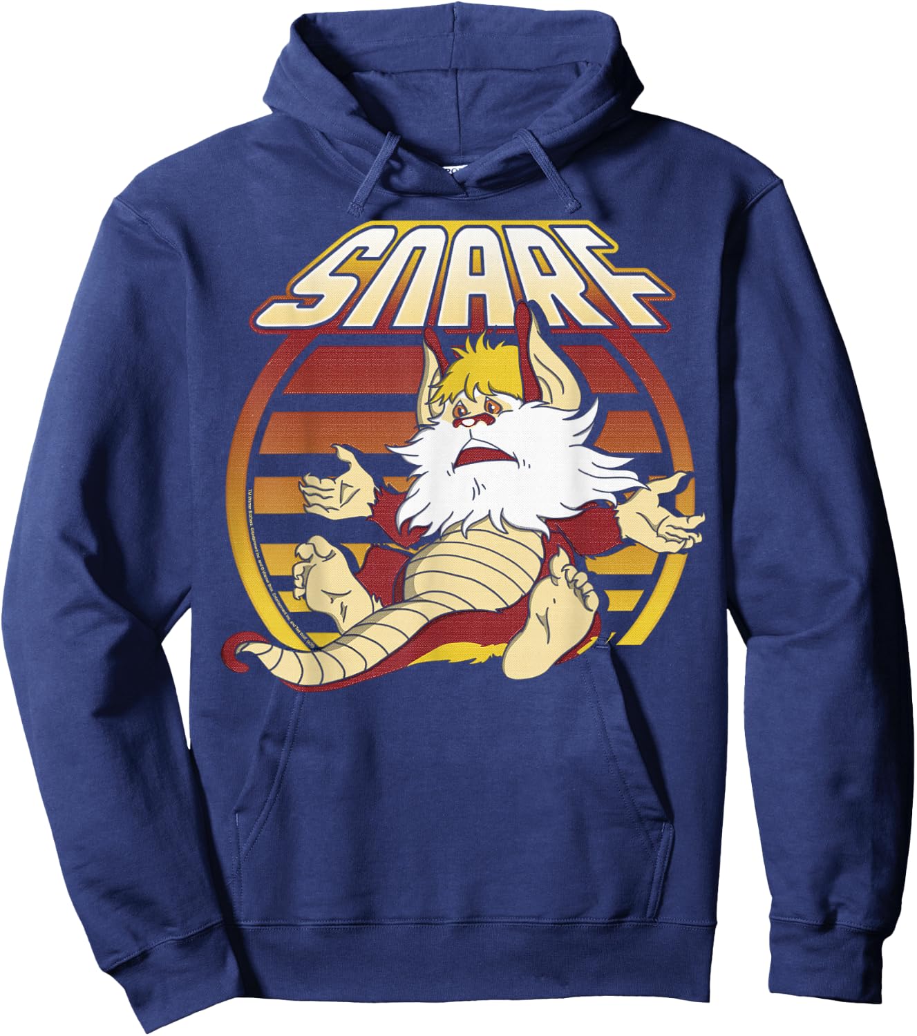 ThunderCats Snarf Retro Sunset Portrait Hoodie - Hoodie | Navy