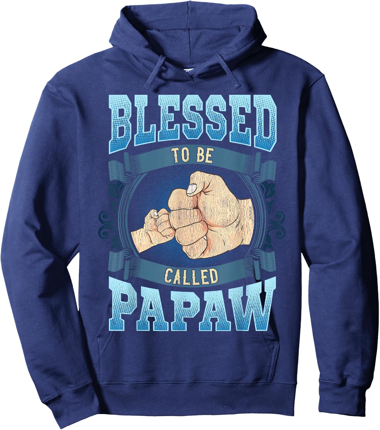 Blessed To Be Called Papaw Gifts Papaw Fathers Day Hoodie - Hoodie | Navy