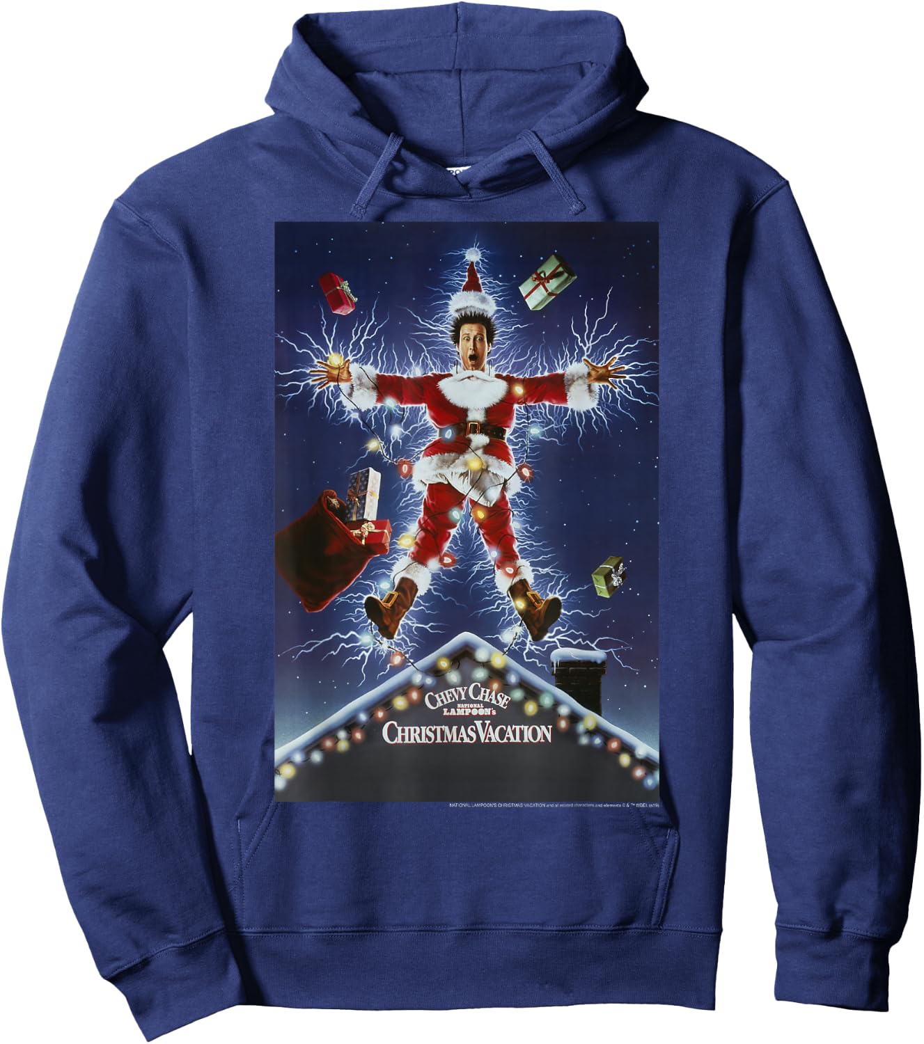 National Lampoon's Christmas Vacation Classic Movie Poster Hoodie - Hoodie | Navy