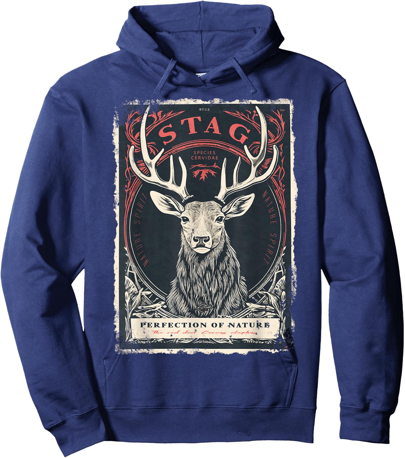Aesthetic Retro Fashion Vintage Fashion Women Men Streetwear Hoodie - Hoodie | Navy