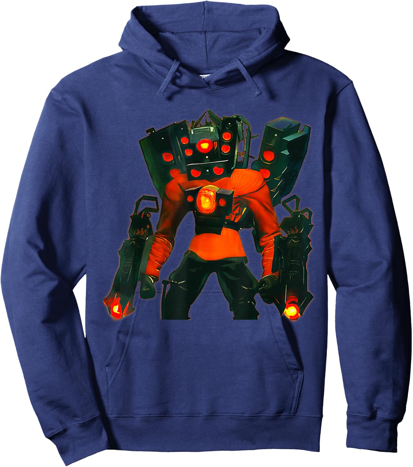 Skibidi Toilet Speakerman Cameraman, Toilet ,Tvman Hoodie - Hoodie | Navy