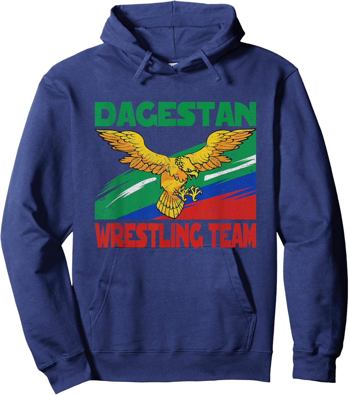 Dagestan Wrestling Team. Caucasus Fighter for Wrestlers Hoodie - Hoodie | Navy