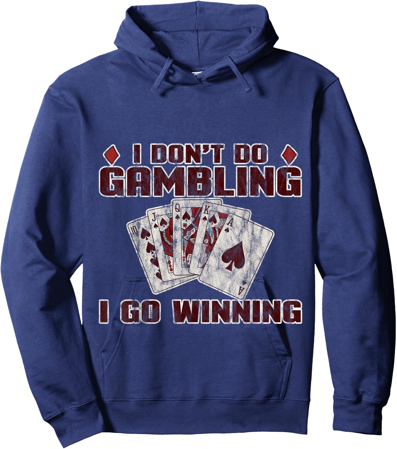 Gambler Apparel Black Modern Game - -Adults, Small, Short Sleeve Hoodie - Hoodie | Navy