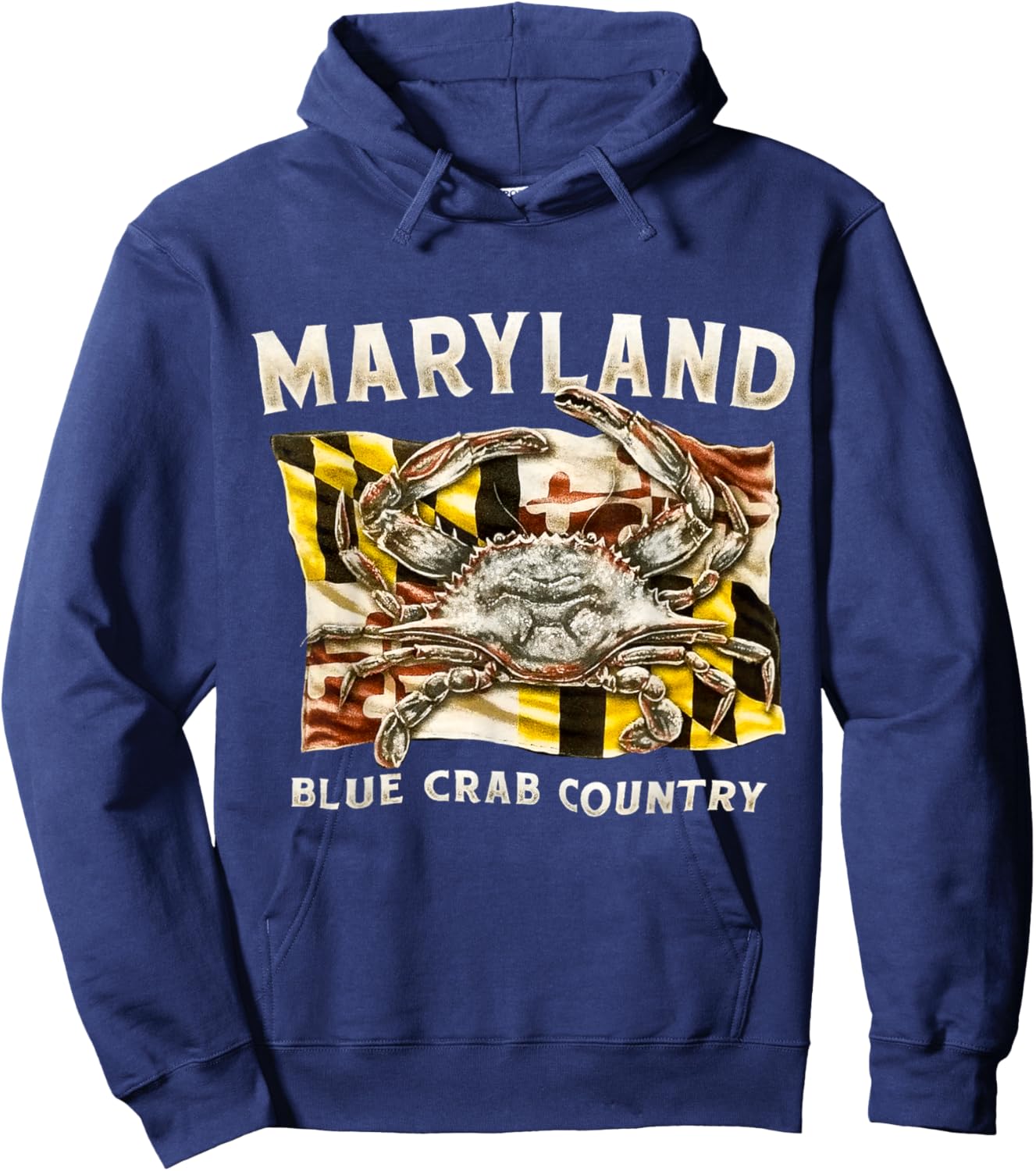 Maryland blue crab country Hoodie - Hoodie | Navy