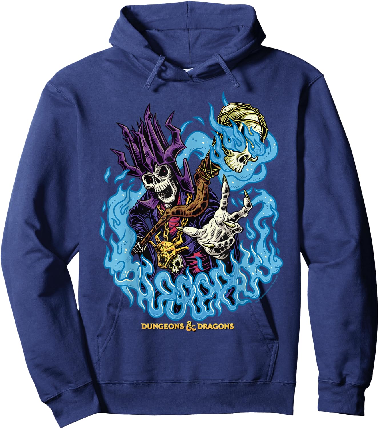 Dungeons & Dragons Acererak Logo Hoodie - Hoodie | Navy